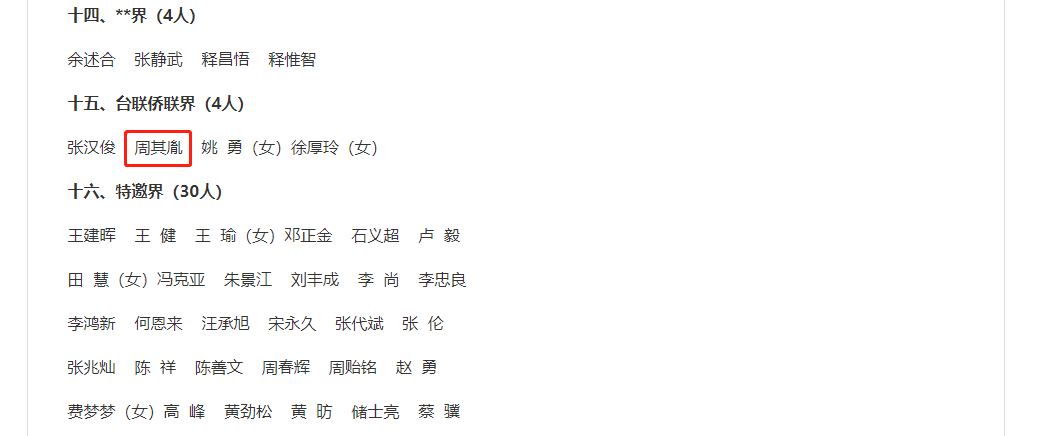 金寨县政协委员1