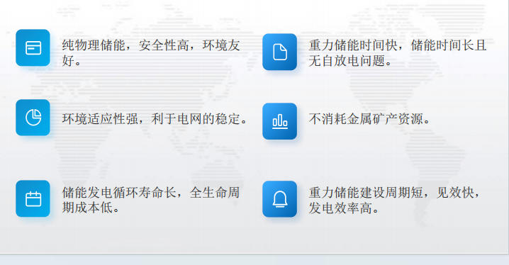 重力储能技术优势